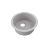 Elkay Quartz Classic 18" Dual Mount Quartz Kitchen Sink, Single Bowl, Greystone, ELG16FBGS0