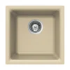 Houzer 16" Composite Granite Dual Mount Bar/Prep Sink, Biscuit, E-100 SAND