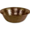 Houzer 16" Copper Bathroom Vessel Sink, HW-SIE1V