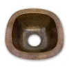 Houzer 13" Copper Flat Lip Hammerwerks Bar/Prep Sink, HW-SCH1BF