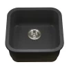 Houzer 19" Fireclay Undermount Bar Sink, Black, Platus Series, PTB-1919 BL