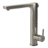 Houzer Ascend Integrated Pull Up Kitchen Faucet Brushed Nickel, ASCPU-460-BN