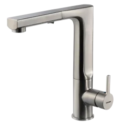 Houzer Ascend Pull Out Kitchen Faucet Brushed Nickel, ASCPO-460-BN