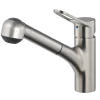 Houzer Ayr Pull Out Kitchen Faucet Brushed Nickel, AYRPO-972-BN