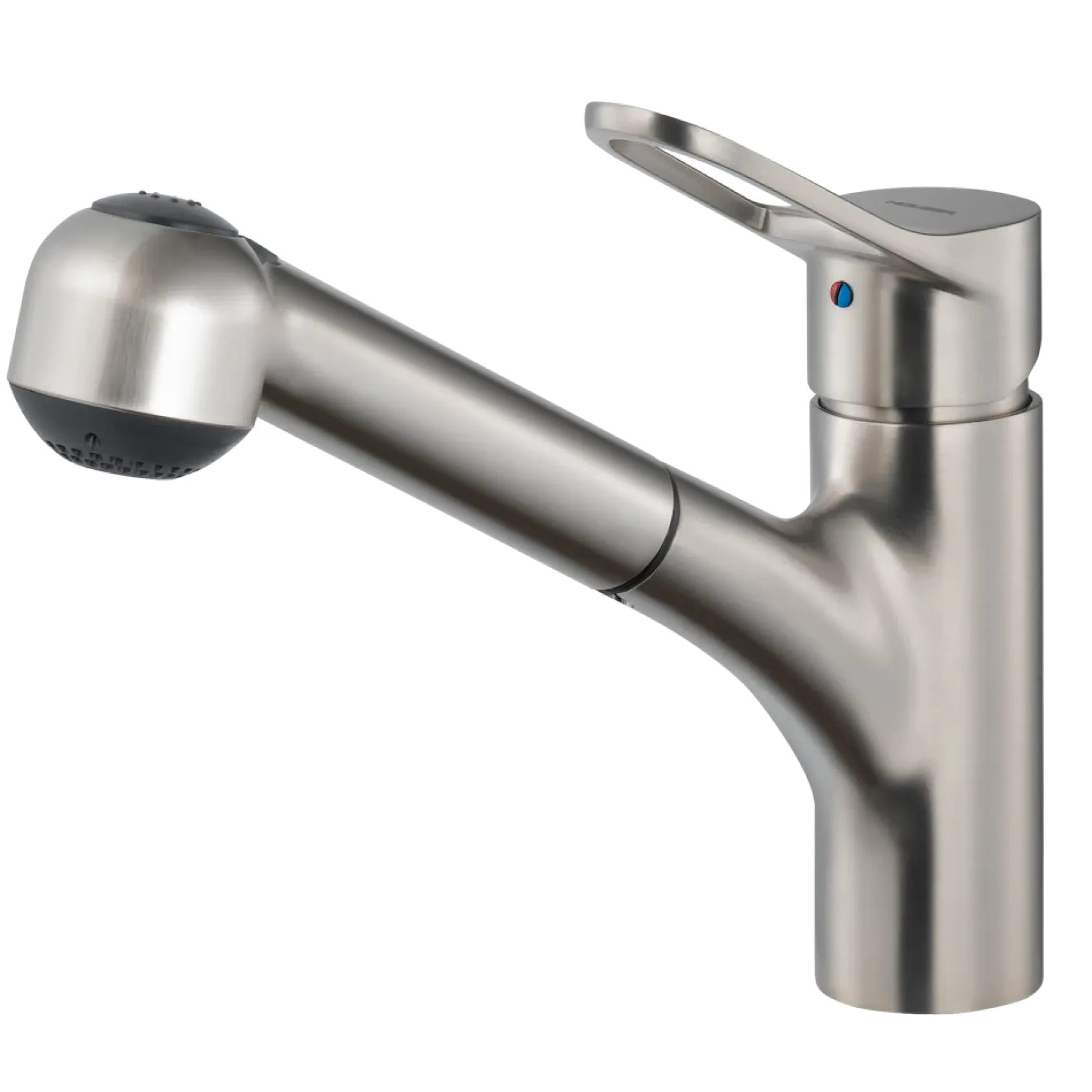 Houzer Ayr Pull Out Kitchen Faucet Brushed Nickel, AYRPO-972-BN