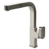 Houzer Azura Pull Out Kitchen Faucet Brushed Nickel, AZUPO-965-BN