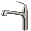 Houzer Calia Pull Out Kitchen Faucet Brushed Nickel, CALPO-561-BN