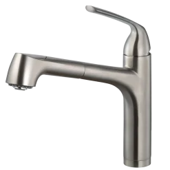 Houzer Calia Pull Out Kitchen Faucet Brushed Nickel, CALPO-561-BN