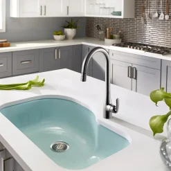 Houzer Cora Pull Down Kitchen Faucet with CeraDox Technology Polished Chrome, CORPD-569-PC