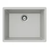 Houzer Quartztone 24 inch Thunder Granite Composite Undermount Single Bowl Kitchen Sink - G-100U Thunder