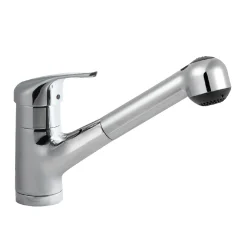 Houzer Reya Pull Out Kitchen Faucet with CeraDox Technology Polished Chrome, REYPO-861-PC