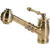 Houzer Scepter Pull Out Solid Brass Kitchen Faucet Brushed Brass, SCEPO-263-BB
