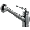 Houzer Scepter Pull Out Traditional Solid Brass Kitchen Faucet CeraDox Technology Polished Chrome, SCEPO-263-PC