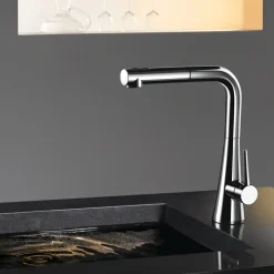 Houzer Soma Pull Out Kitchen Faucet Oil Rubbed Bronze, SOMPO-665-OB