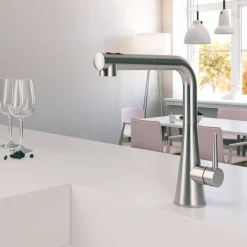 Houzer Soma Pull Out Kitchen Faucet Oil Rubbed Bronze, SOMPO-665-OB