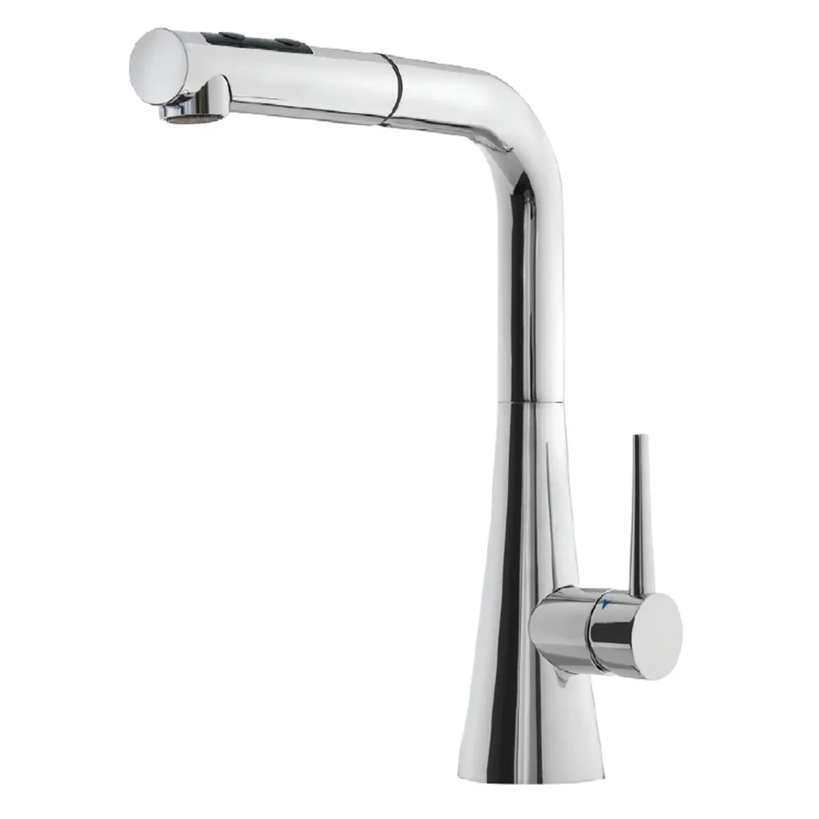 Houzer Soma Pull Out Kitchen Faucet with CeraDox Technology Polished Chrome, SOMPO-665-PC