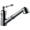 Houzer Squire Pull Out Traditional Kitchen Faucet with CeraDox Technology Polished Chrome, SQUPO-176-PC