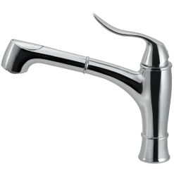 Houzer Surge Pull Out Kitchen Faucet with CeraDox Technology Polished Chrome, SURPO-571-PC