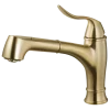 Houzer Surge Pull Out Kitchen Faucet Brushed Brass, SURPO-571-BB