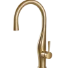 Houzer Vision Hidden Pull Down Kitchen Faucet Brushed Brass, VISPD-869-BB