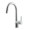 Houzer Vitale Pull Down Kitchen Faucet with CeraDox Technology Polished Chrome, VITPD-668-PC