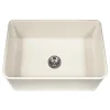Houzer 30" Fireclay Farmhouse Apron Front Single Bowl Kitchen Sink, Biscuit, PTS-4100 BQ