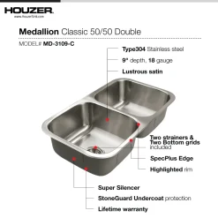 Houzer Medallion Classic 32