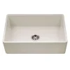 Houzer Platus 30" Fireclay Farmhouse Sink, Biscuit, PTS-4118 BQ