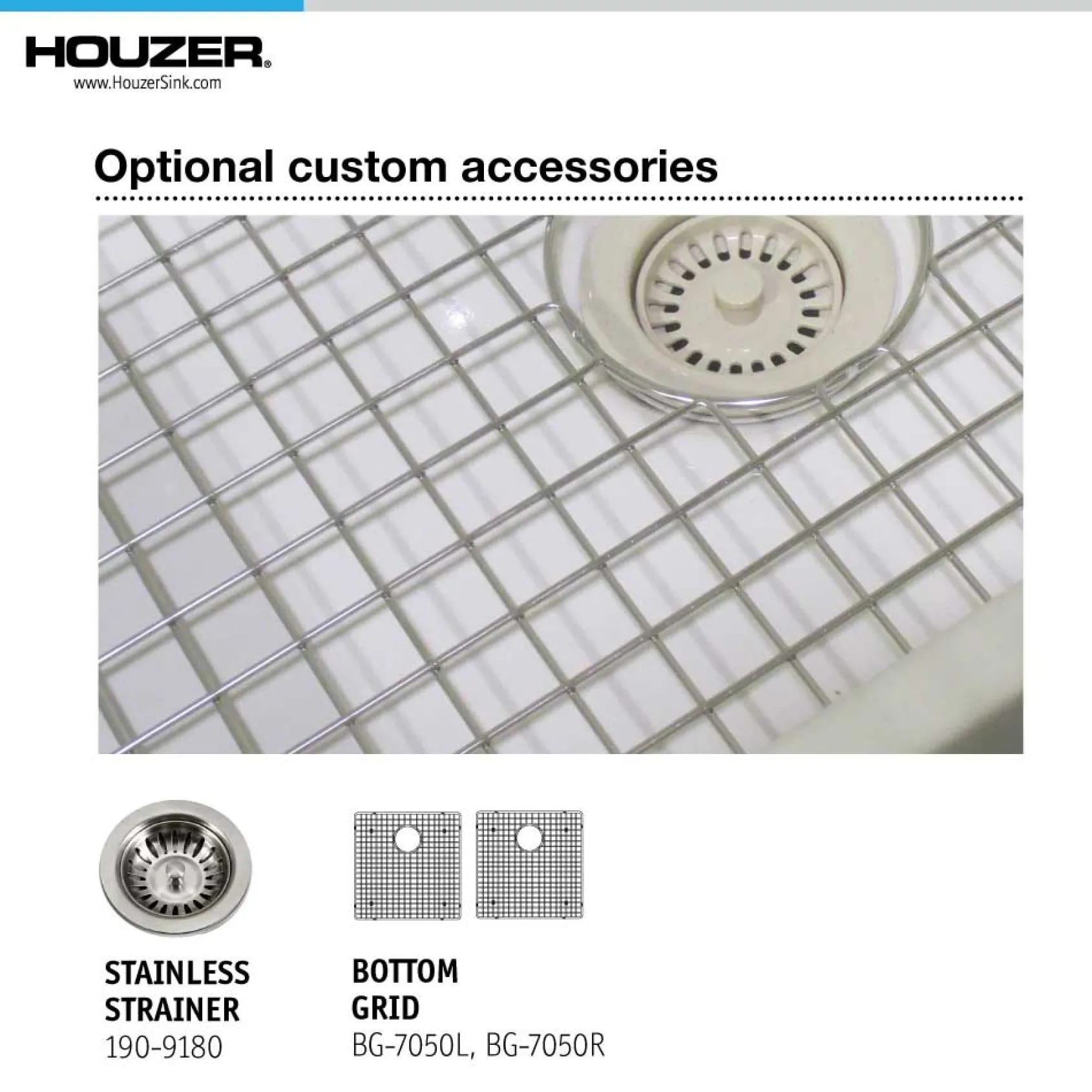 Houzer Platus 32" Fireclay 50/50 Low Divide Double Bowl Farmhouse Kitchen Sink, Biscuit, PTD-6400 BQ
