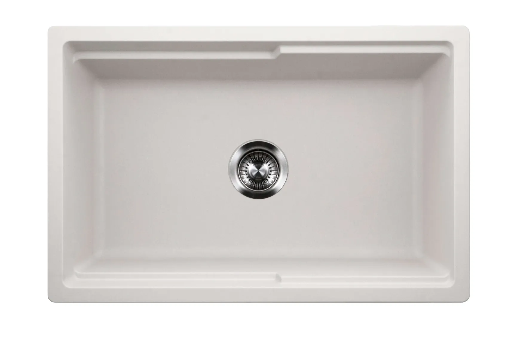 Houzer Quartztone 30" Cloud Apron Front Farmhouse Granite Composite Workstation Kitchen Sink with Accessories - W-130 CLOUD-C