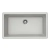 Houzer Quartztone 33 inch Thunder Granite Composite Undermount Single Bowl Kitchen Sink - V-100U THUNDER