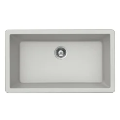 Houzer Quartztone 33 inch Thunder Granite Composite Undermount Single Bowl Kitchen Sink - V-100U THUNDER