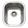 Houzer 14" Stainless Steel Undermount Bar/Prep Sink, Medium, CS-1407-1