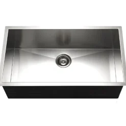 Houzer 32" Stainless Steel Undermount Single Bowl Kitchen Sink, 18 Gauge, CTG-3200