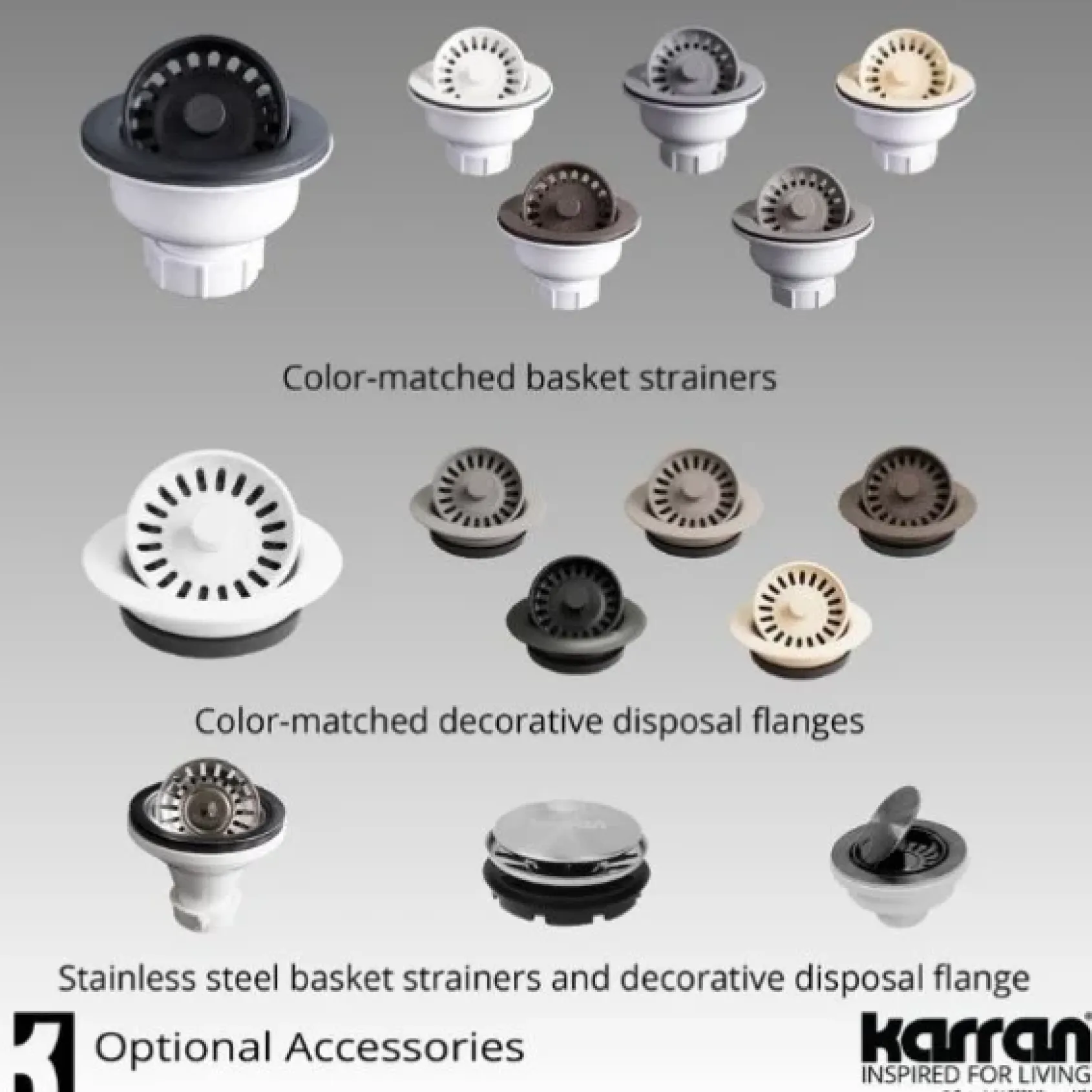 Karran 25" Drop In/Topmount Quartz Composite Kitchen Sink, Brown, QT-671-BR