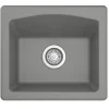 Karran 18" Quartz Bar/Prep Sink, Grey, QX-680-GR