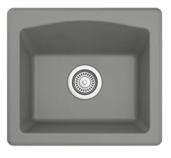 Karran 18" Quartz Bar/Prep Sink, Grey, QX-680-GR
