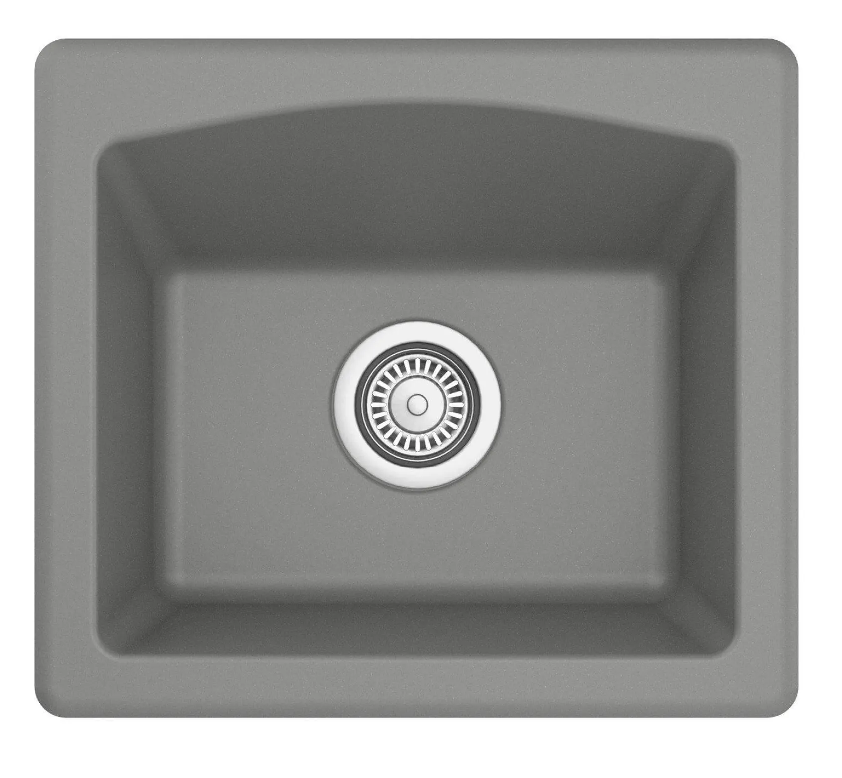 Karran 18" Quartz Bar/Prep Sink, Grey, QX-680-GR