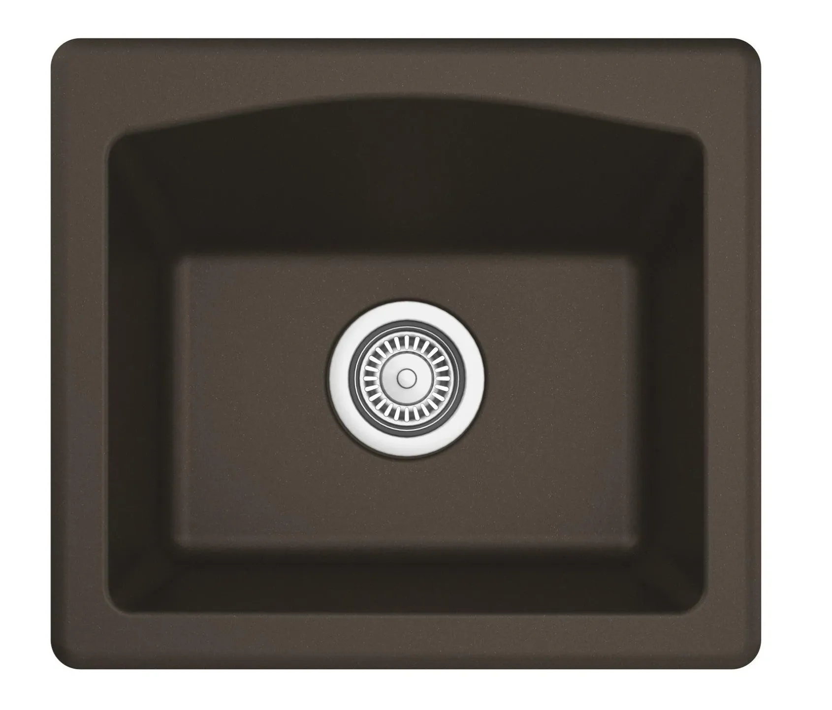 Karran 18" Quartz Bar/Prep Sink, Brown, QX-680-BR