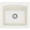 Karran 18" Quartz Bar/Prep Sink, White, QX-680-WH