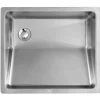 Karran 17.25" x 15" Rectangular Undermount Stainless Steel Bathroom Sink, 18 Gauge, UV-1816