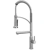 Karran Adlington 1.8 GPM Single Lever Handle Lead-free Brass ADA Kitchen Faucet, Pull-Down, Stainless Steel, KKF360SS