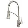 Karran Alston 1.8 GPM Single Lever Handle Lead-free Brass ADA Touchless Kitchen Faucet, Pull-Down, Oil Rubbed Bronze, KKF215SS