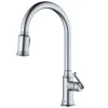 Karran Auburn 1.8 GPM Single Lever Handle Lead-free Brass ADA Kitchen Faucet, Pull-Down Kitchen, Stainless Steel, KKF310SS