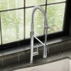 Karran Bluffton Single Lever Handle Lead-free Brass ADA Kitchen Faucet, Pull Down, Chrome, KKF220C