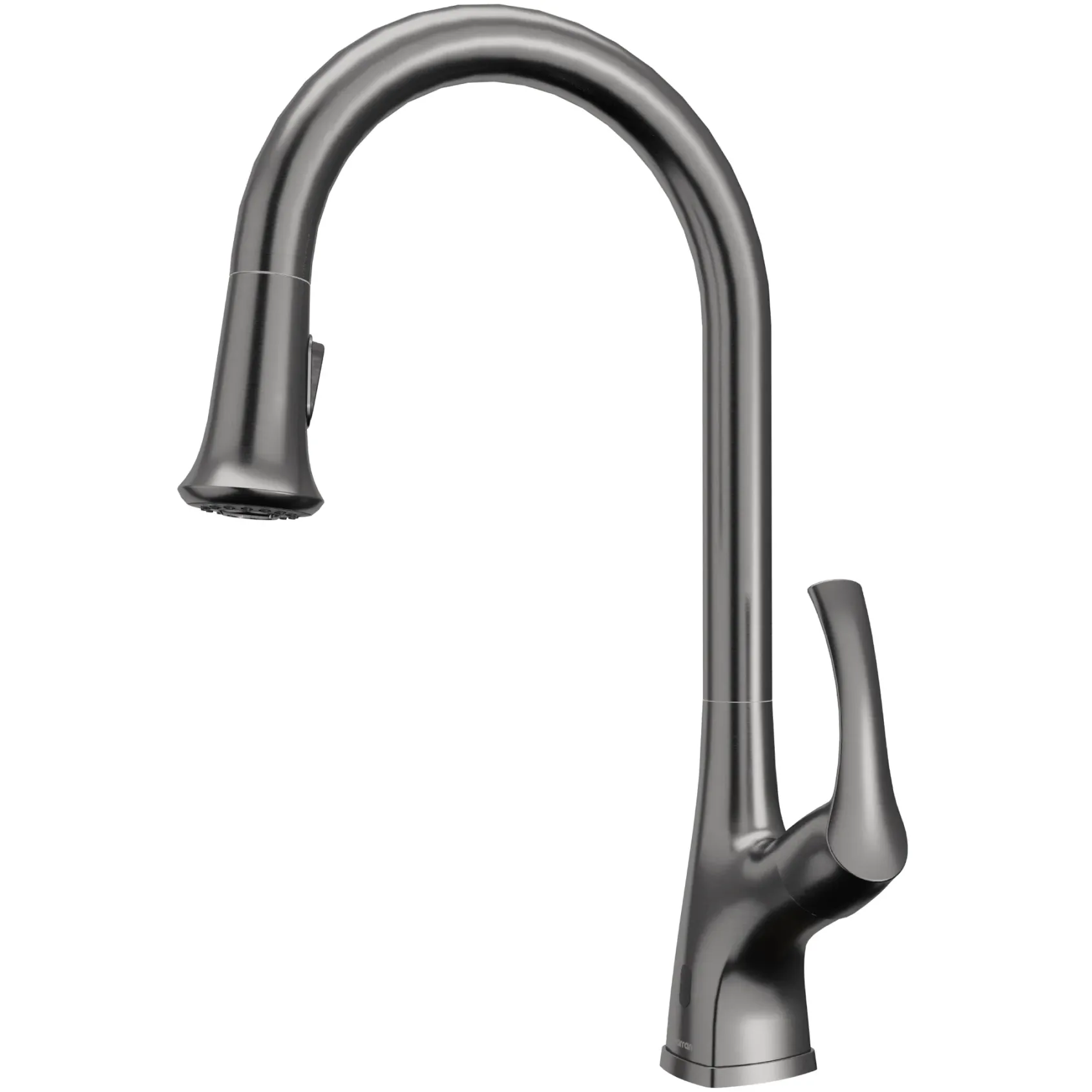Karran Chantilly 1.8 GPM Single Lever Handle Lead-free Brass ADA Touchless Kitchen Faucet, Pull-Down, Gunmetal Grey, KKF375GG