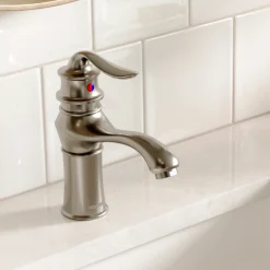 Karran Dartford 1.2 GPM Single Lever Handle Lead-free Brass ADA Bathroom Faucet, Basin, Stainless Steel, KBF430SS