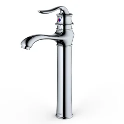 Karran Dartford 1.2 GPM Single Lever Handle Lead-free Brass ADA Bathroom Faucet, Vessel, Chrome, KBF432C