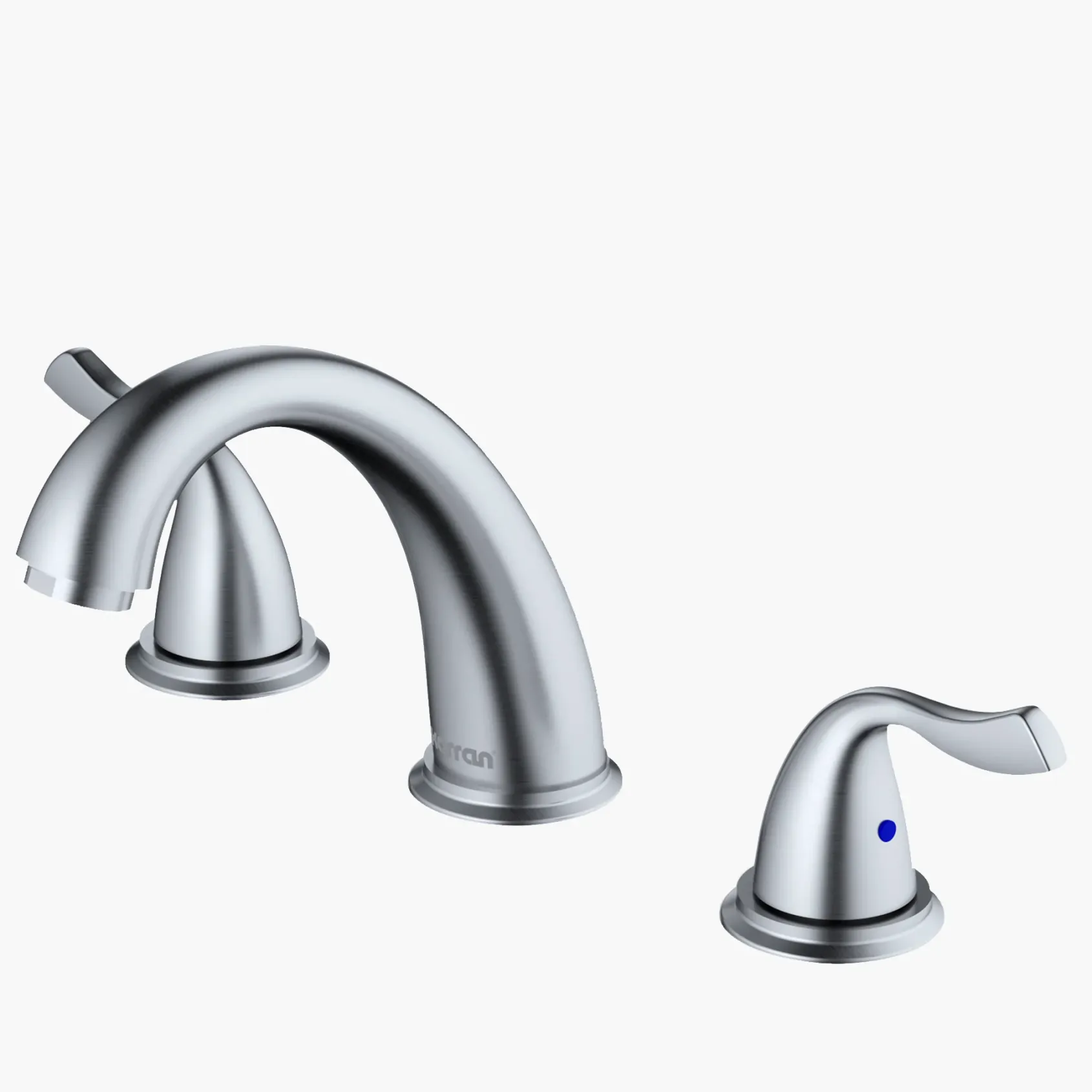 Karran Fulham 1.2 GPM Double Lever Handle Lead-free Brass ADA Bathroom Faucet, Widespread, Stainless Steel, KBF450SS
