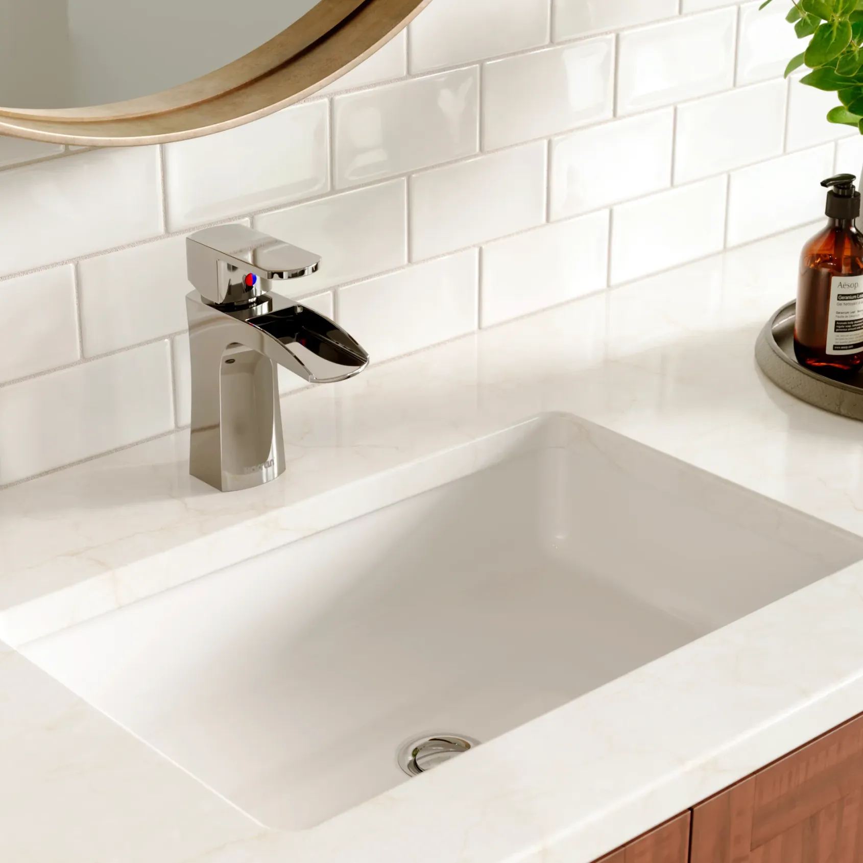 Karran Kassel 1.2 GPM Single Lever Handle Lead-free Brass ADA Bathroom Faucet, Basin, Chrome, KBF440C